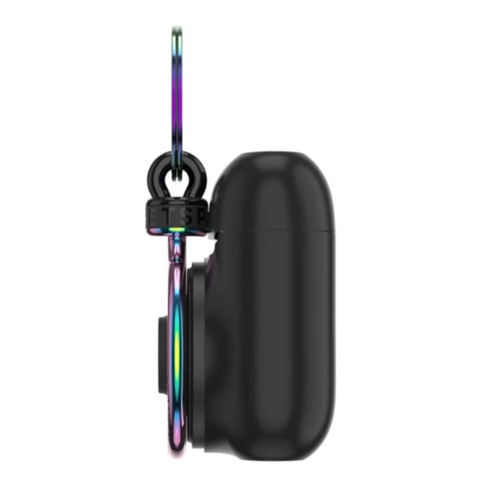 Popsocket - Black AirPods Case PopGrip & Metal PopChain
